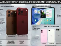 Ilustrasi iPhone 18 Series yang diperkirakan meluncur mulai September 2026