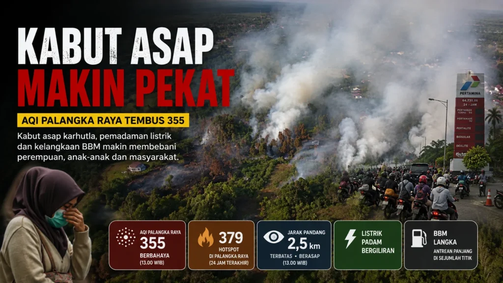Kabut Asap hingga BBM Langka, SP Mamut Menteng Soroti Nasib Perempuan Kalteng