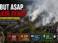 Kabut asap karhutla dan dampaknya terhadap masyarakat di Kalteng