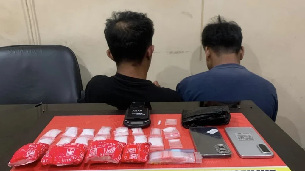 395 Gram Sabu Digagalkan, Dua Orang Diamankan di Palangka Raya