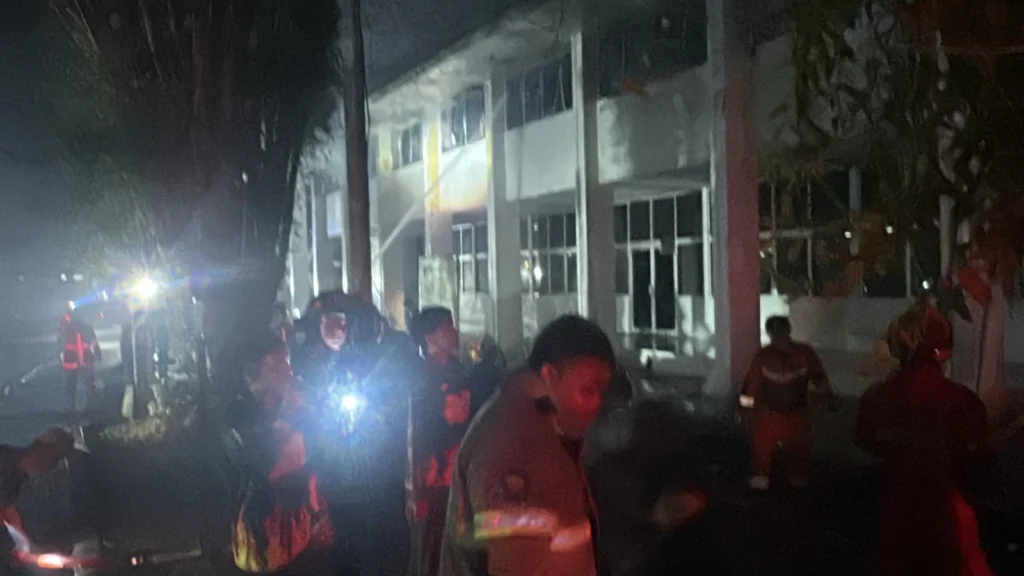 Biro Kesra Kalteng Terbakar, Inafis Telusuri Penyebab Api
