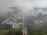 Kabut asap karhutla menyelimuti Palangka Raya