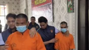Dua pelaku pembakaran lahan di G Obos 14 Palangka Raya diamankan polisi