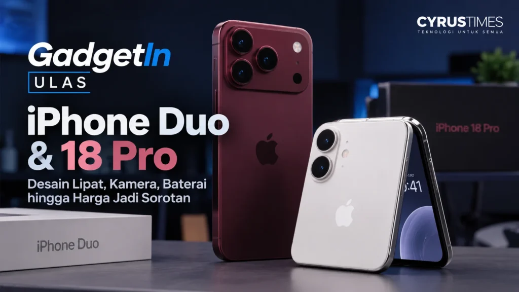 iPhone Duo Diulas GadgetIn, Desain Lipat hingga Harga Jadi Sorotan
