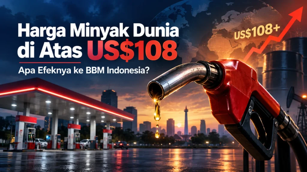 Minyak Dunia Melonjak US$108, Harga BBM Indonesia Ikut Naik?
