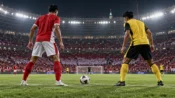 Ilustrasi Timnas Indonesia menghadapi Malaysia dalam FIFA ASEAN Cup 2026