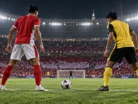 Ilustrasi Timnas Indonesia menghadapi Malaysia dalam FIFA ASEAN Cup 2026