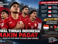 Jadwal Timnas Indonesia 2026 dari FIFA ASEAN Cup hingga peluang menghadapi Yordania pada FIFA Matchday November