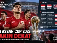 Jadwal terbaru Timnas Indonesia di FIFA ASEAN Cup 2026 menghadapi Singapura, Malaysia dan Bangladesh.