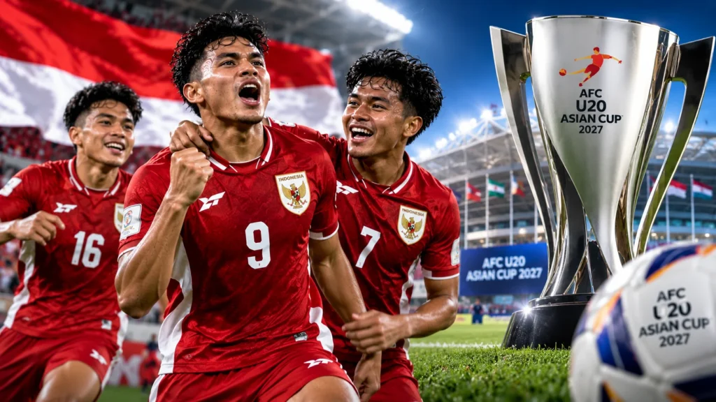 Klasemen Piala Asia U-20 2027: Indonesia Puncak, Australia Tergusur