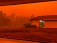 Langit berwarna merah di Kalteng di tengah kabut asap karhutla memburuk