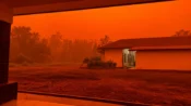 Langit berwarna merah di Kalteng di tengah kabut asap karhutla memburuk