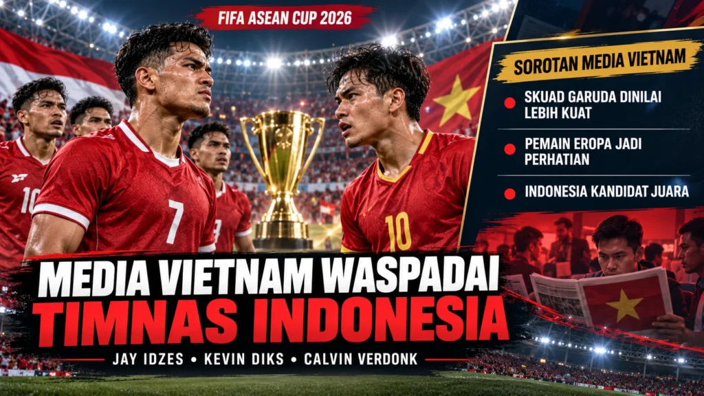 Media Vietnam Soroti Timnas Indonesia di FIFA ASEAN Cup 2026