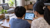 Orang tua mendampingi anak menggunakan perangkat digital sesuai aturan pelindungan anak dalam PP TUNAS