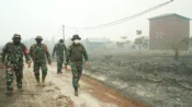 Pangdam XXII/Tambun Bungai Mayjen TNI Zainul Arifin meninjau lokasi karhutla di TWA Galeget Tiawu Pulang Pisau