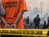 Petugas gabungan menangani kebakaran hutan dan lahan di Kalimantan sementara aparat mengusut kasus karhutla