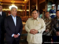 Prabowo menerima Wakil PM Malaysia Ahmad Zahid Hamidi di Hambalang