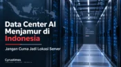 Pusat data AI di Indonesia dengan server dan infrastruktur komputasi kecerdasan artifisial