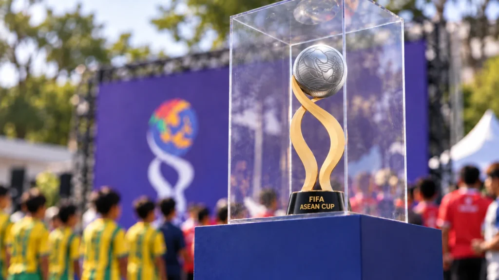 Trofi FIFA ASEAN Cup 2026 Diarak, Erick Soroti Suporter Tamu