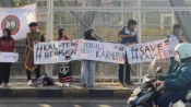 Mahasiswa dan pelajar Kalimantan Tengah di Malang Raya menggalang dana untuk membantu korban Karhutla Kalteng.