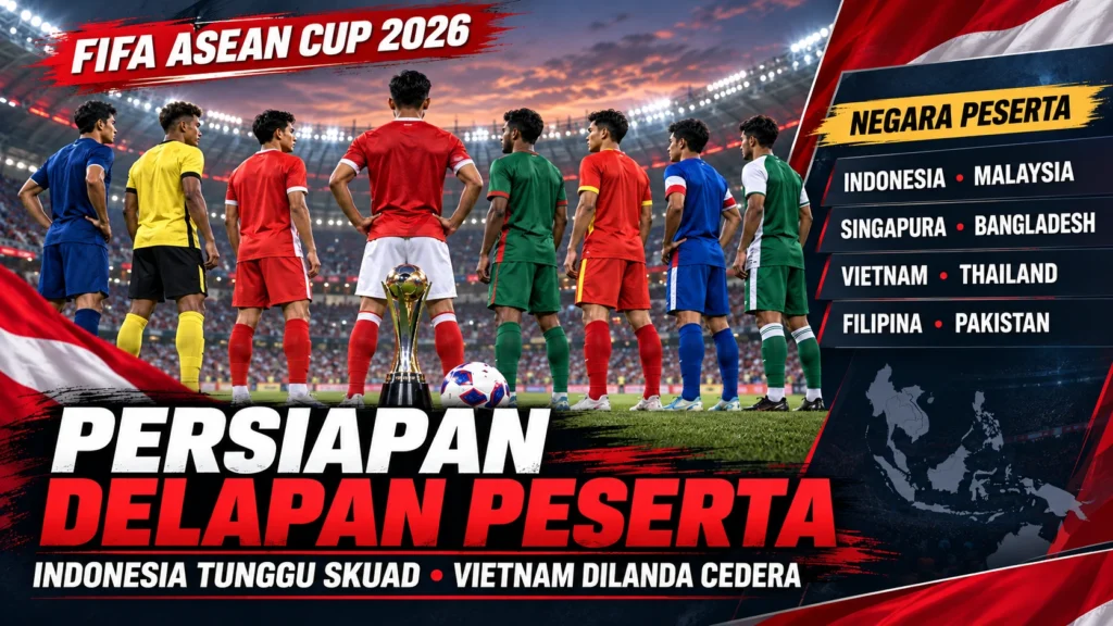 Persiapan FIFA ASEAN Cup 2026: Indonesia Tunggu Skuad, Vietnam Dilanda Cedera