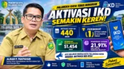 Alman P. Pakpahan Kepala Disdukcapil Palangka Raya mengajak warga aktivasi IKD