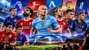Ilustrasi pemain sepak bola dunia dan Liga Indonesia untuk jadwal dan prediksi bola 16–17 Oktober 2026.