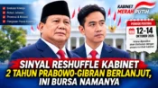 Ilustrasi Prabowo Subianto dan Gibran Rakabuming Raka terkait sinyal reshuffle Kabinet Merah Putih dua tahun pemerintahan Prabowo-Gibran.