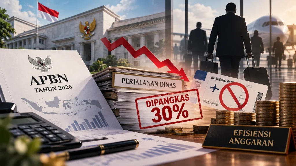 Pemerintah Pangkas 30 Persen Sisa Anggaran Perjalanan Dinas hingga Akhir 2026