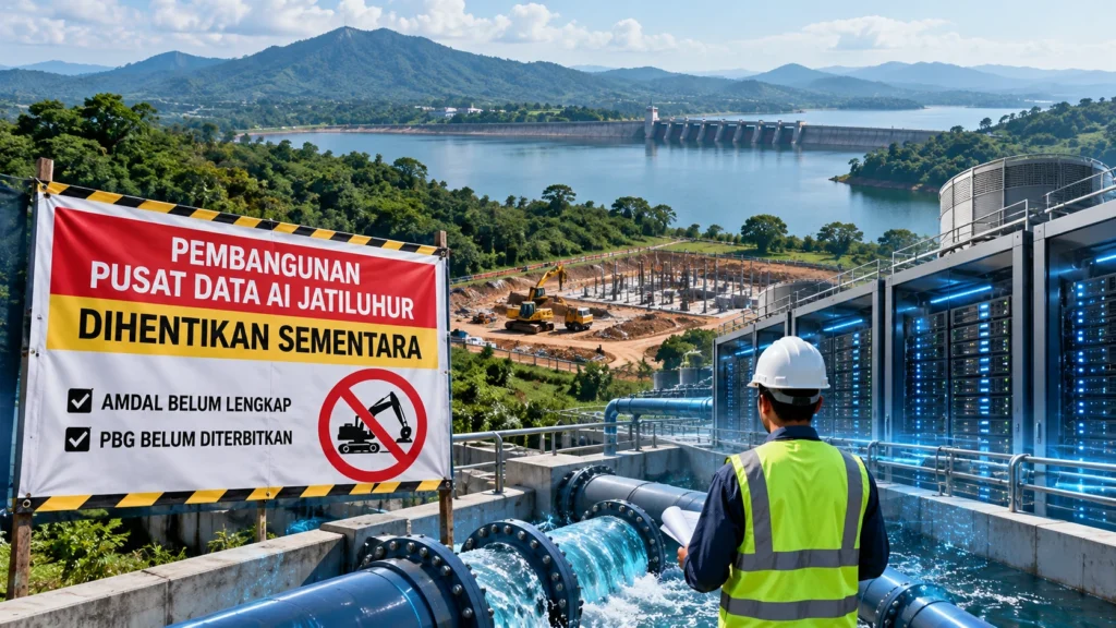 Pusat Data AI Butuh 33 Ribu Meter Kubik Air per Hari, Waduk Jatiluhur Jadi Sorotan