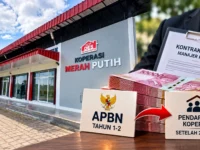 Bangunan Koperasi Desa Kelurahan Merah Putih yang mulai beroperasi dengan manajer KDKMP pada Oktober 2026.
