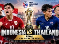 Timnas Indonesia dan Thailand jelang final FIFA ASEAN Cup 2026