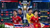 Klasemen jadwal statistik dan hasil lengkap FIFA ASEAN Cup 2026 setelah fase grup