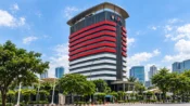 Gedung KPK terkait pemeriksaan saksi kasus dugaan korupsi ATR/BPN dan pengurusan HGB Summarecon.