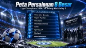 Peta persaingan delapan besar Liga Champions UEFA 2026/27 jelang Matchday 2