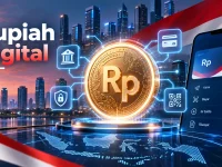 Ilustrasi Rupiah Digital yang dikembangkan Bank Indonesia melalui Proyek Garuda