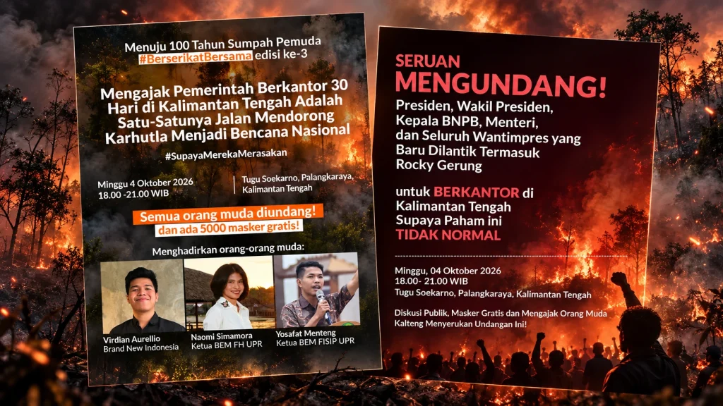Presiden hingga Wantimpres Diundang Berkantor 30 Hari di Kalteng